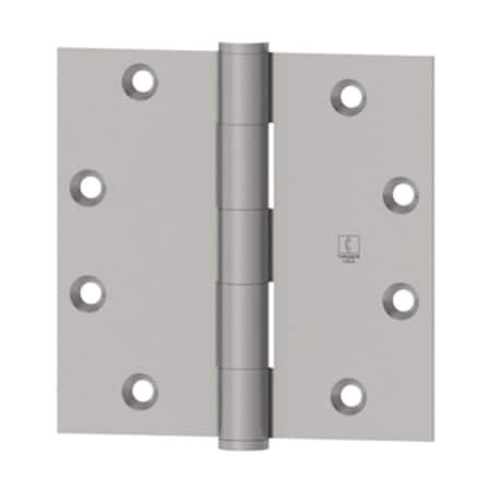 Hager Hinge 4 x 4 in. No.008578FLAT L1 Steel Mortise Hinge - Flat Black 12794L1.BX